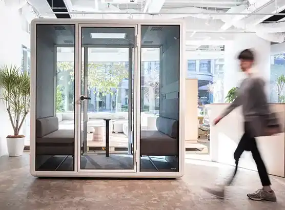 Office Meeting Pod for 4-people Office meeting pods available from stock & with fast delivery