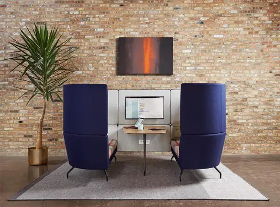Cwtch Meeting Booth Cwtch Sofa