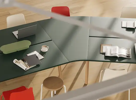 Morse Work Table Curved Morse Table