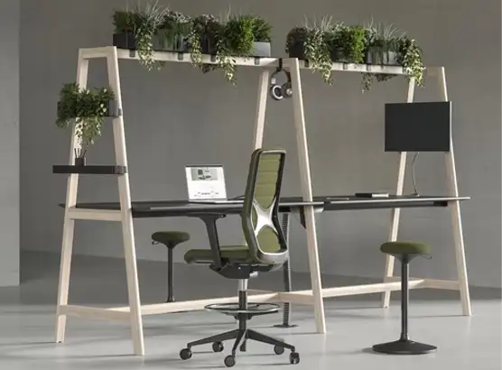 Nova Wood High Table High collaboration table