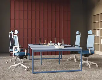bSpace desk in blue