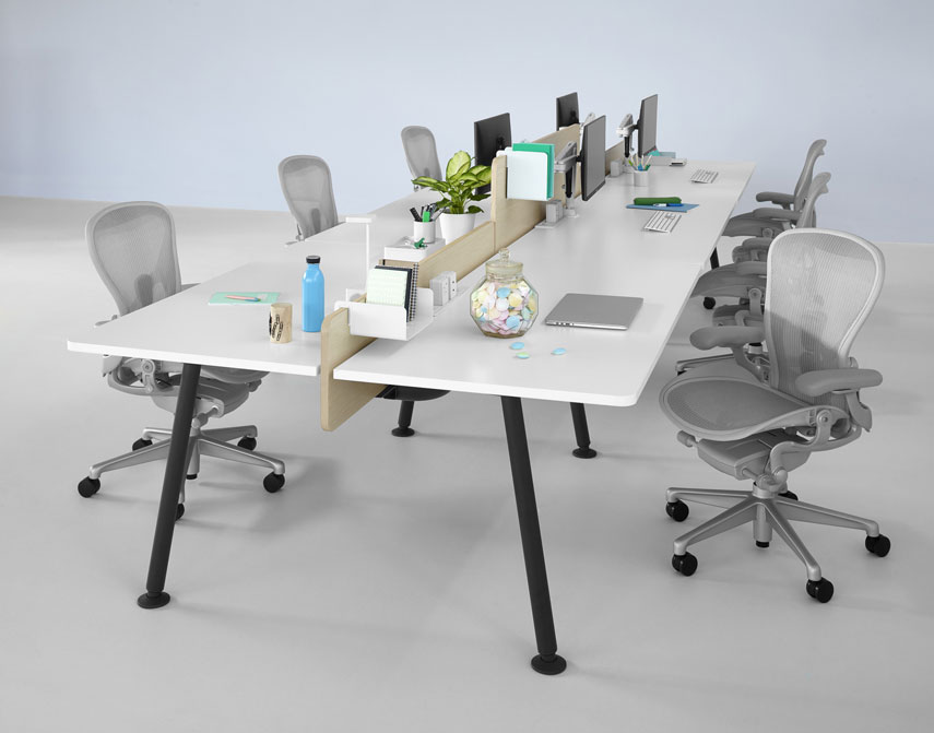 Modern office desks Bench desks Modular office desks