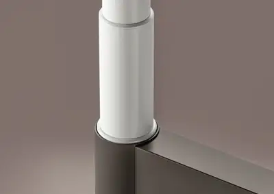 Nuvola bench leg frame