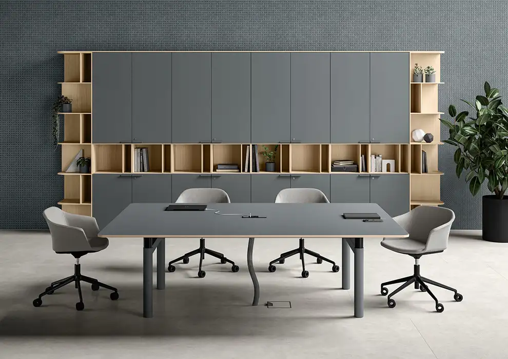 Nuvola fixed height meeting table