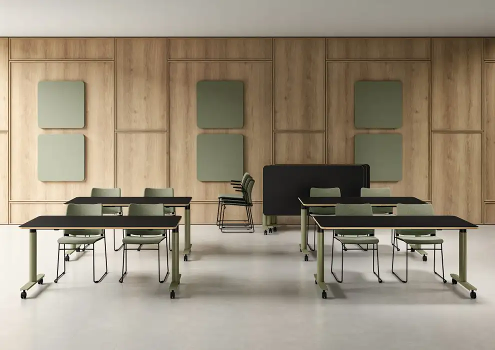 Nuvola mobile folding tables