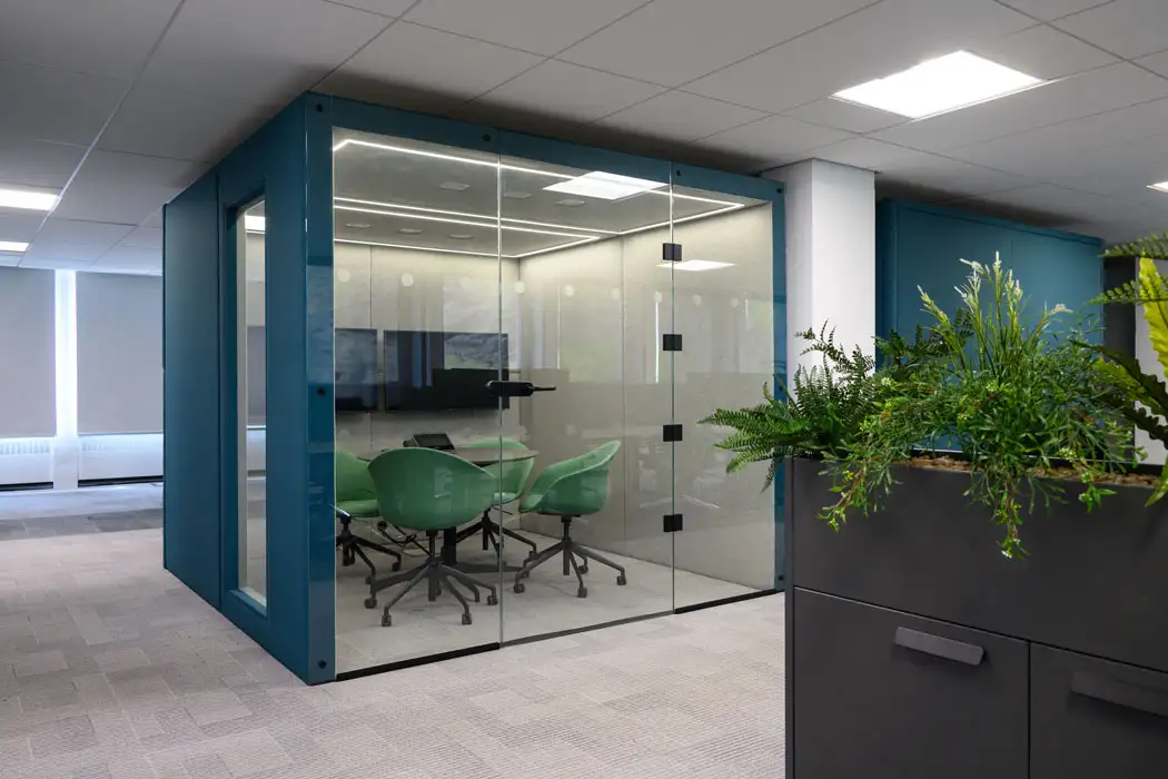 Modern office meeting booth