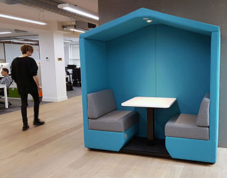 Office Cabin with seating and table