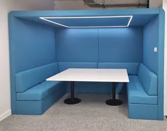 A row of office dens