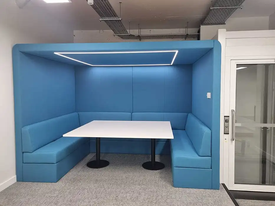 Cuddle bespoke large open booth