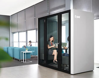 Compact office pod