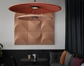 Acoustic office lighting