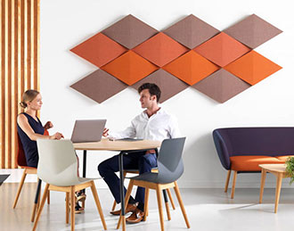 Tessellate acoustic wall panels