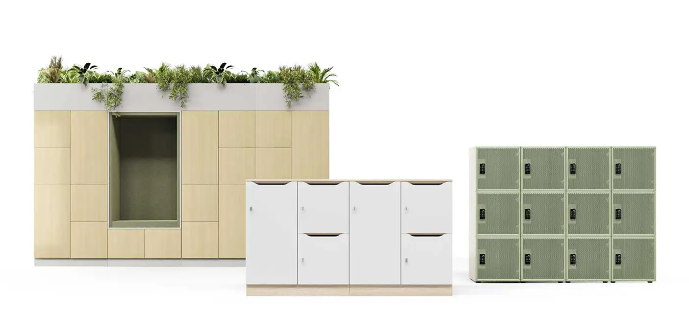 Locker Wall Storage examples