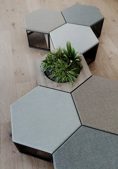 Nest Seating with planter box