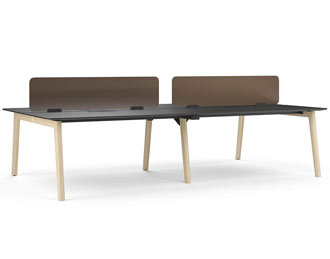 Nova wood bench desk