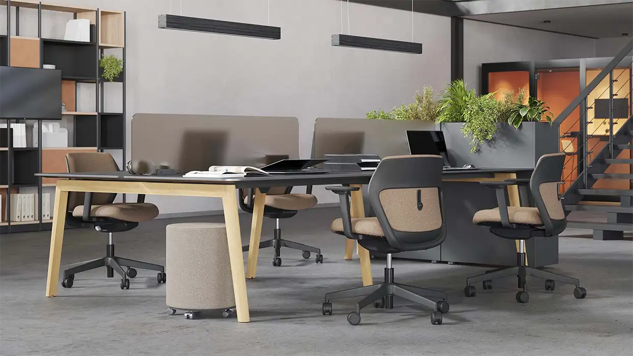 Nova Wood Bench desk Nova Wood bench desk