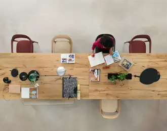 wood team table