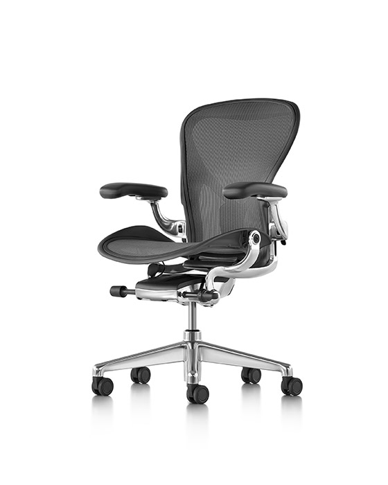Polished executive Aeron chair