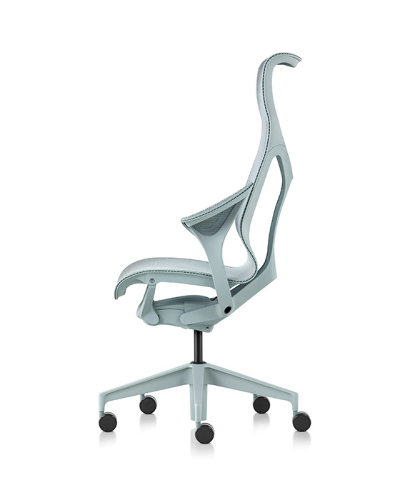 High back Cosm chair with headrest.