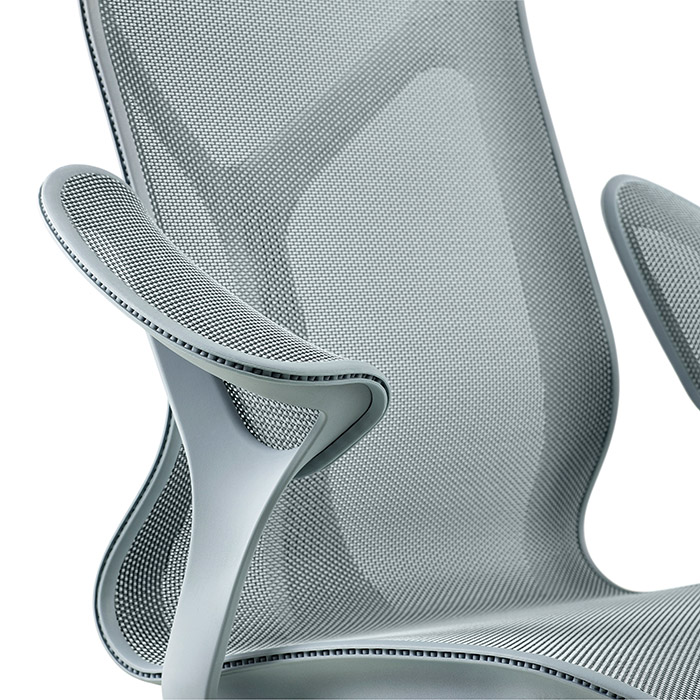 Cosm chair arm detail.