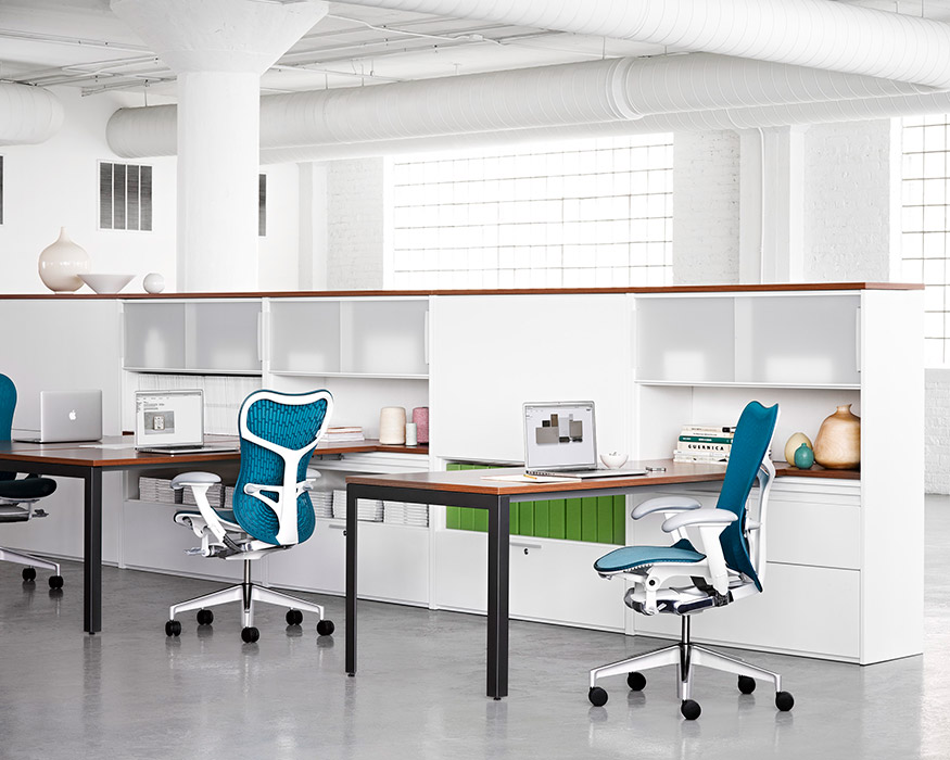 Mirra chairs in workspace.